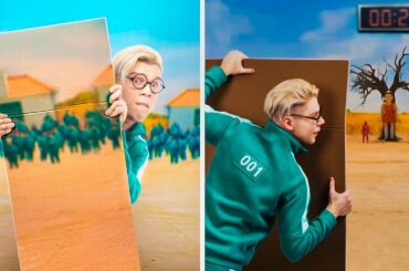 My Mom Runs a Squid Game! Jock vs Nerd in Squid Game!