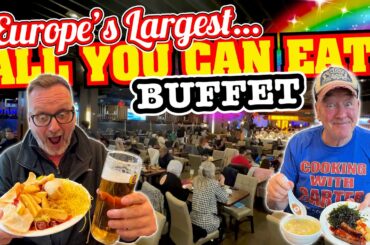 Europe's LARGEST ALL YOU CAN EAT International World Buffet (Indian Chinese Japanese & Italian Food)
