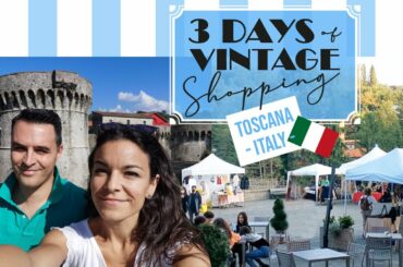 ITALY - VINTAGE SHOPPING in Toscana and sightseeing