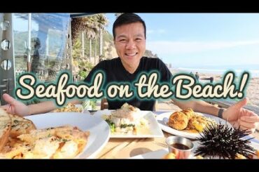 Epic Santa Barbara Seafood Dining Experience ON THE BEACH at Boathouse! Seafood Series (Part 3)