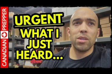 I Got A Scary Email... Insider Info... Hard Times Are Coming