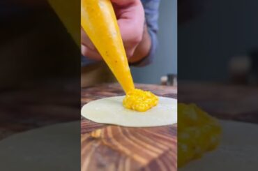 Ravioli carbonara italian food