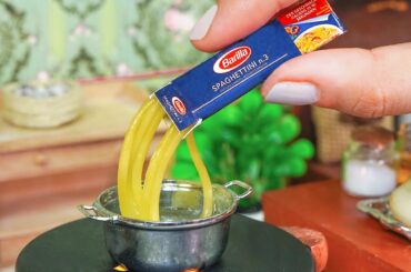 Tasty Miniature Linguine And Clams Recipe | Linguine | ASMR Cooking Mini Food