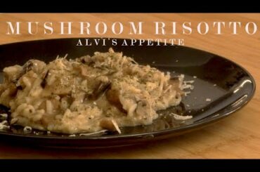 (ASMR) (No Talking) How to make Mushroom Risotto