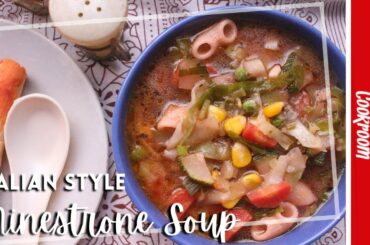Easy to make Minestrone Soup recipe | Italian Pasta Soup | Vegetarian Soup | Immunity Boosting Soup