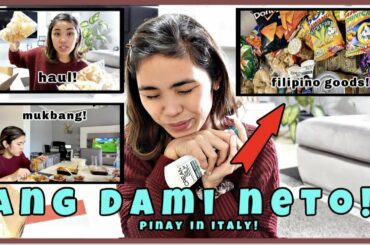 ANG DAMING AYUDA GALING SA SUBSCRIBER! | ITALIAN HUSBAND TRIES FILIPINO FOOD!