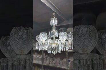 SCH VINTAGE STYLE ITALIAN CRYSTAL GLASS CHANDELIER