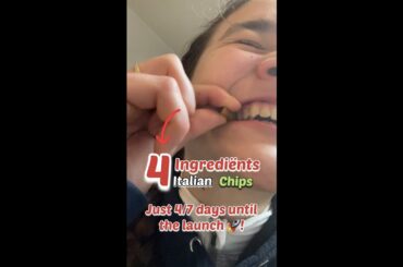 4 Ingredients Crunchy Italian Pasta Chips #Shorts