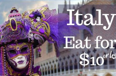 #Shorts + finance. Italy: Meals for less than $10