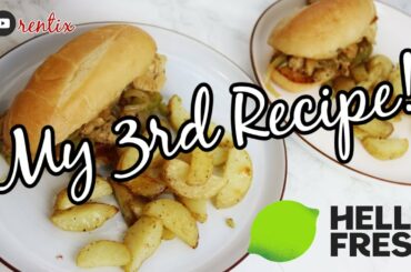 Hello Fresh My 3rd Recipe, Italian Chicken & pepper sandos I Lorentix