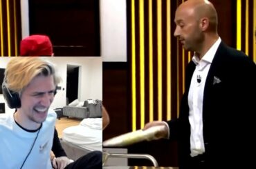 xQc reacts to Joe throwing plates on every MasterChef Italy