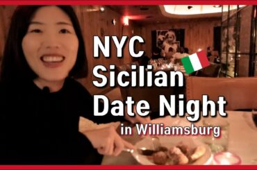 Date Night NYC at Southern Italian Restaurant in Williamsburg, Brooklyn during NYC Restaurant Week
