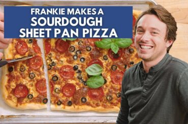 Making Pizza Out of Sourdough Starter