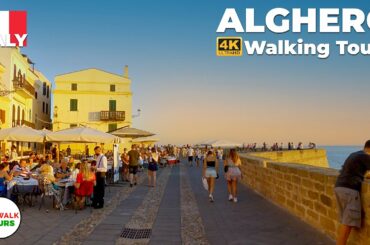 Alghero, Italy Evening Walking Tour - 4K - with Captions - Prowalk Tours