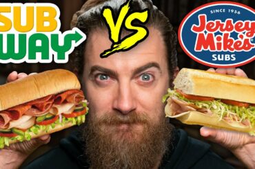 Subway vs. Jersey Mike's Taste Test | FOOD FEUDS