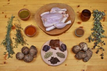 Ancient Roman Chicken with Taro