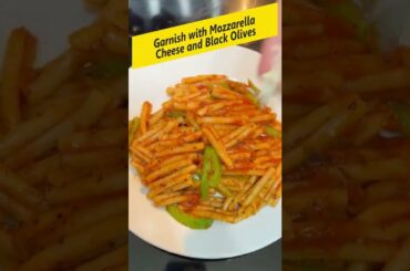 Pasta in Marinara Sauce | Marinara Sauce Pasta | Red Sauce Pasta - Shruti's Veg Special #Shorts