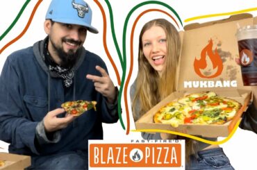 Mukbang // BLAZE PIZZA // 2022 Italian food vlog | UNDERCOVER CRITICS