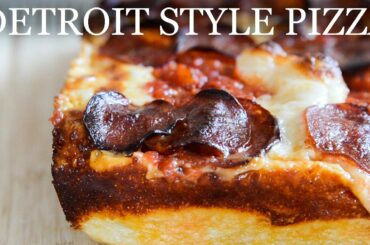 [No Music] Best Detroit Style Pizza Dough & Sauce Recipe (For An Epic Crust!)