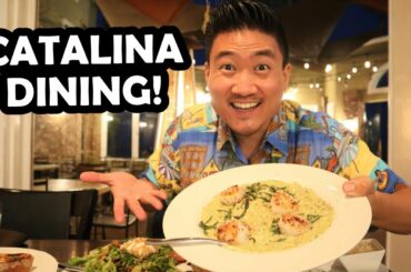 Italian Meal with Ocean Front View! Catalina Island Food Tour (Part 2)