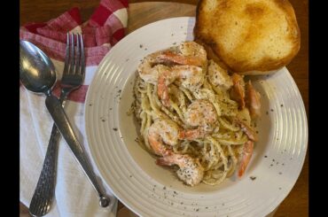 Authentic Italian Shrimp Fettuccini ~ This recipe will make your mouth drool ~ Easy and delicious!