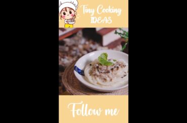 How to Make Italian Spaghetti Carbonara Recipe #Shorts #TinyCookingIdeas # Miniature Cooking