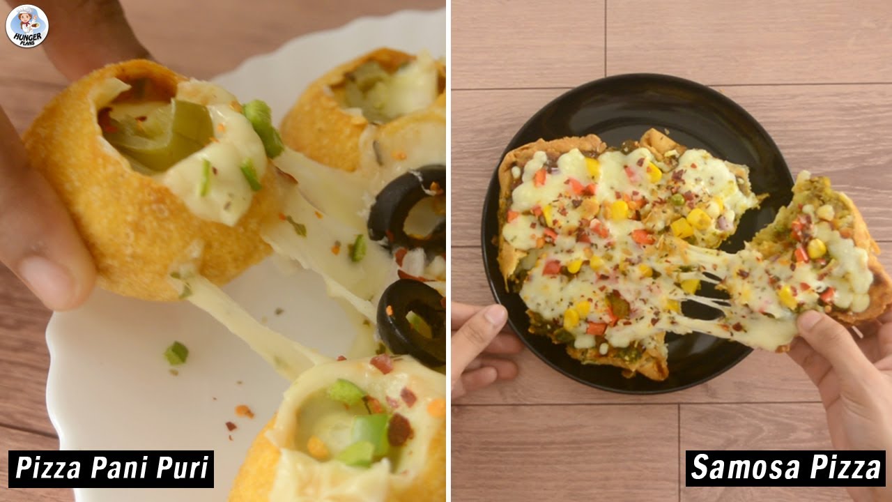 Fusion Pizza Recipes | Cheese Pizza Pani Puri | Cheesy Samosa Pizza | Indo-Italian Fusion Food | HP Fusion Pizza Recipes | Cheese Pizza Pani Puri | Cheesy Samosa Pizza | Indo-Italian Fusion Food | HP