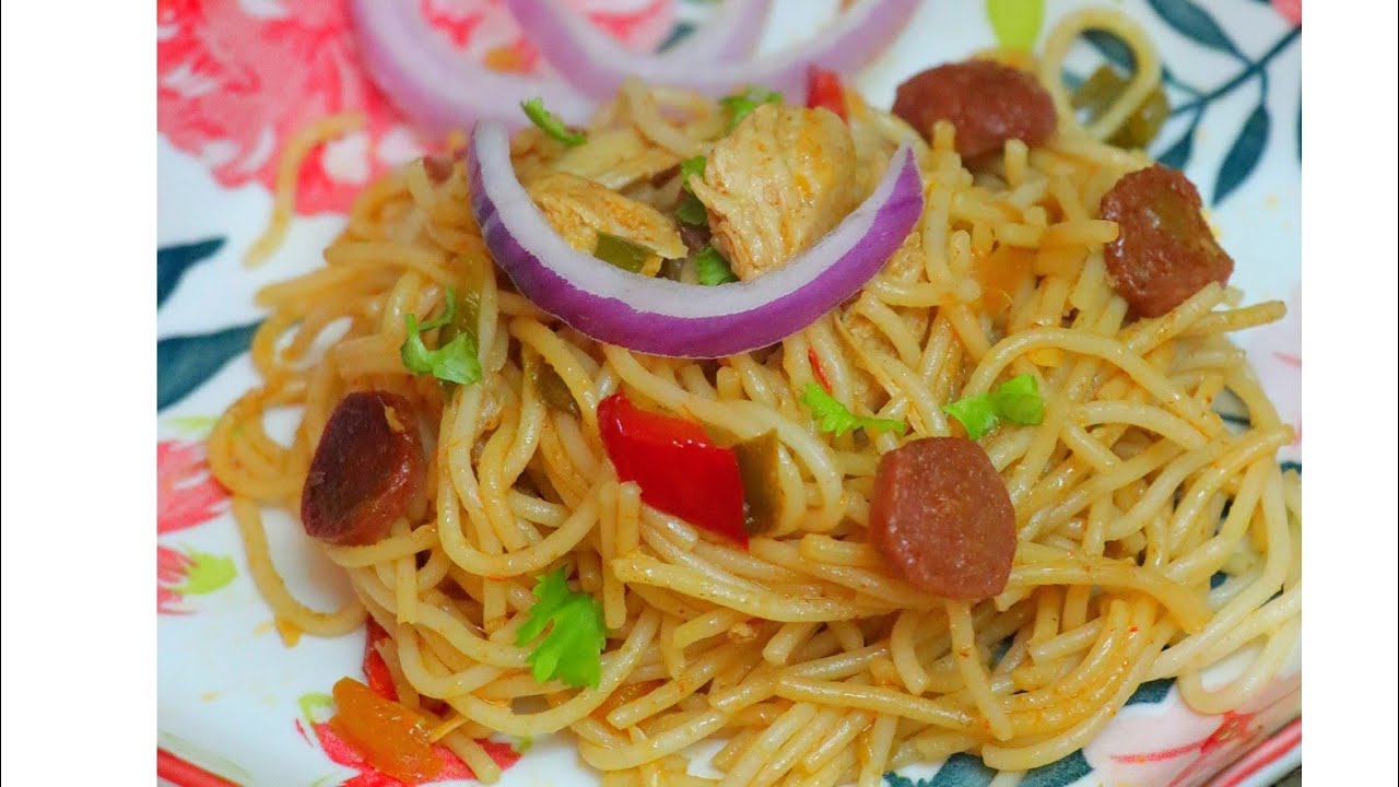 Italian spaghetti | Italian style cooking | All time favorite fast food noodles homemade Italian spaghetti | Italian style cooking | All time favorite fast food noodles homemade