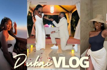 DUBAI VLOG - HE PROPOSED! Baecation, Yacht ride, Parasailing
