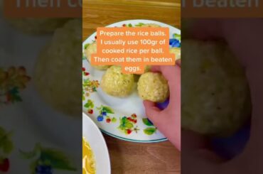 Quick Recipe - Italian Arancini without meat