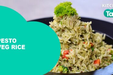 Pesto Veg. Rice Recipe | Italian Cuisine | Quick & Easy | Restaurant Style | Chef | Kitchen Tak