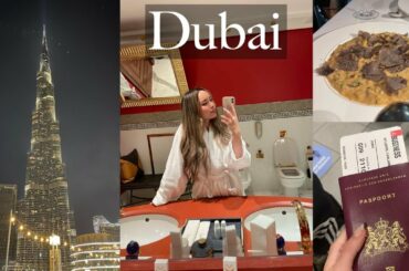 DUBAI vlog part 1 | Flying Emirates Business Class, 7 star hotel (Burj Al Arab), Roberto's