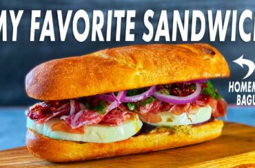My New Favorite Sandwich - The Chopped Italian With A Homemade Baguette