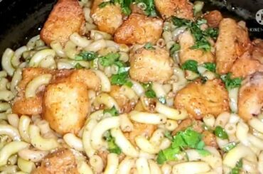 dry fried macroni recipe | asmr cooking | italian food | affordable recipe | jhatpat cooking | 2022