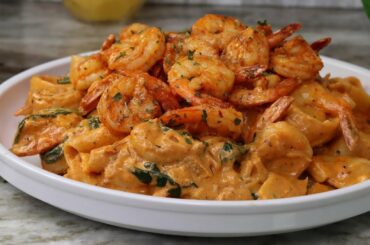 Spicy Creamy Shrimp Pasta Recipe | 30 Minute Meal