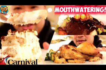 First Time Trying the Main Dining Room (Sunrise Dining Room) on the Carnival Radiance | Cruise Food