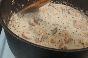 Company Shrimp and Mushroom Pasta