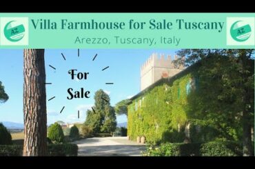 Farmhouse Villa for Sale Tuscany |  AZ Italian Properties | Property for Sale Toscana | Villa Arezzo