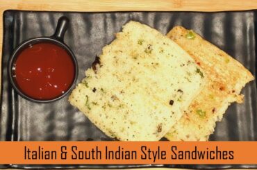 Italian & South Indian Style Sandwiches without Bread l Breakfast Recipe l By My Home Kitchen Food