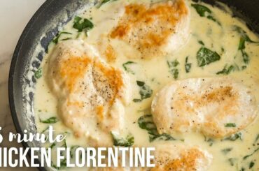 Easy Chicken Florentine (20 minute meal!) | The Recipe Rebel