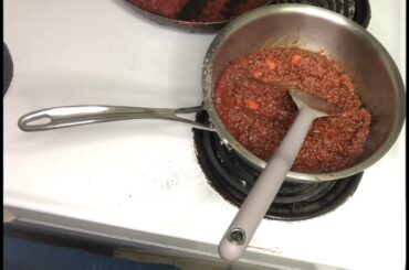 Making Italian Beef Stew