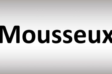 How to Pronounce Mousseux