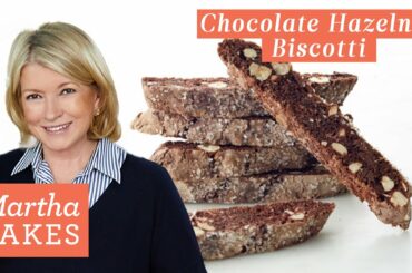Martha Stewart’s Chocolate-Hazelnut Biscotti | Martha Bakes Recipes | Martha Stewart