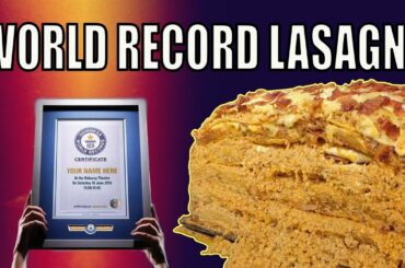 World's Largest Lasagna