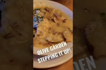 Olive Garden stepped it up!! #Italian #food #olivegarden #foodie #surprise #soup #soulfood #yum