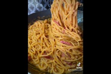 Filipino foods | yummy foods | my version of creamy spaghetti | food ideas | foodlover | easycooking