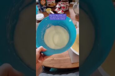 #WorldNutellaDay Italian Ricotta Pancake recipe | #yahooaustralia #shorts