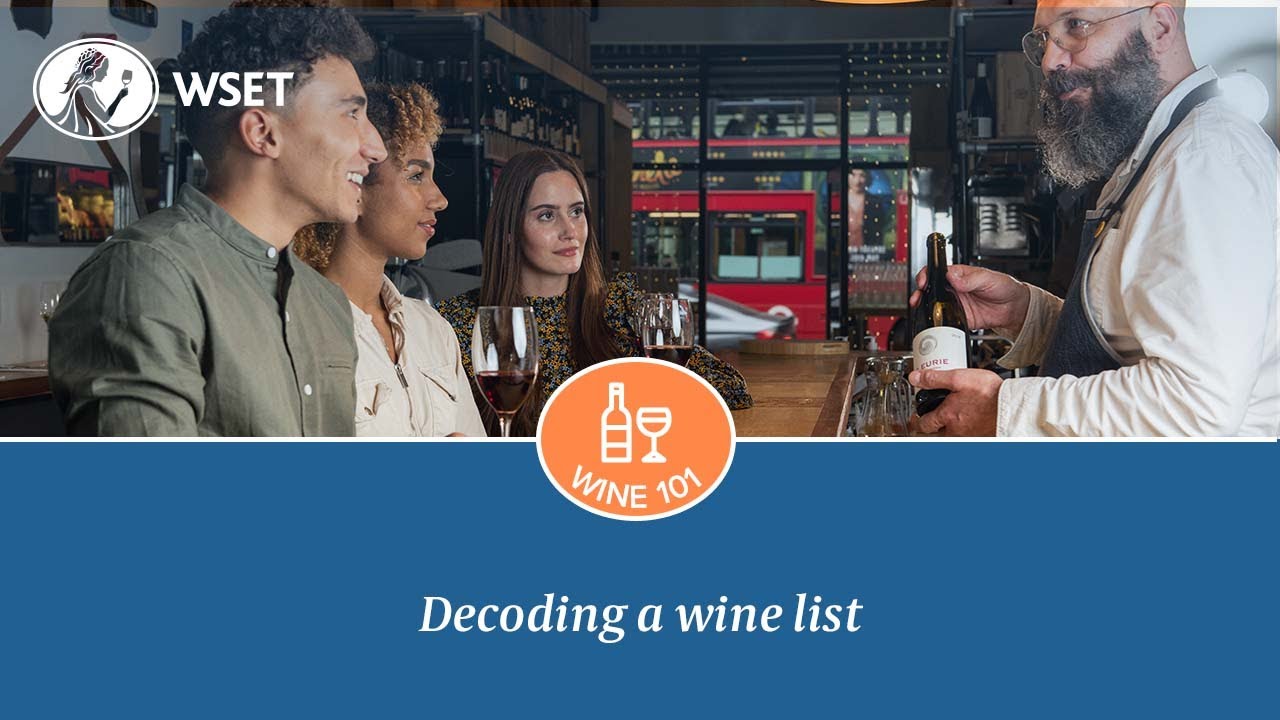 Decoding a wine list Decoding a wine list