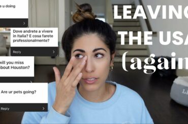 last days in the USA before moving back to Italy (answering your questions)