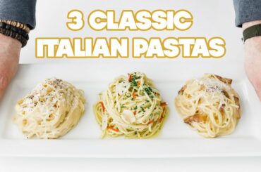 3 Easy-to-Make Classic Italian Pasta Recipes
